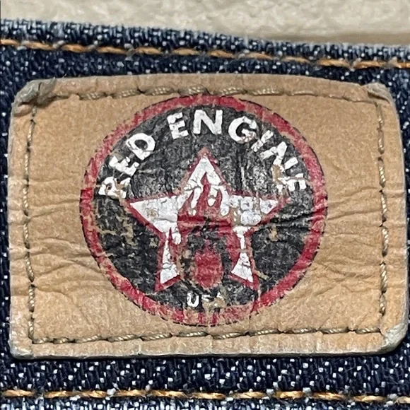 Red Engine Bonfire Women's Dark Blue Straight Leg Jeans. Very Good Condition.